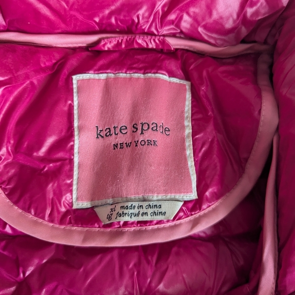 Kate Spade Pink XL down jacket coat - Picture 2 of 9